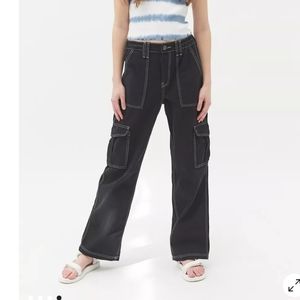 BDG High-Waisted Contrast Stitch Skate Jean